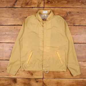 Vintage Desert Palm Windbreaker Jacket L 90s Beige - Picture 1 of 8