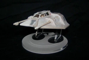 acrylic display stand for the Star Wars Micro Galaxy Squadron Snowspeeder - Picture 1 of 4