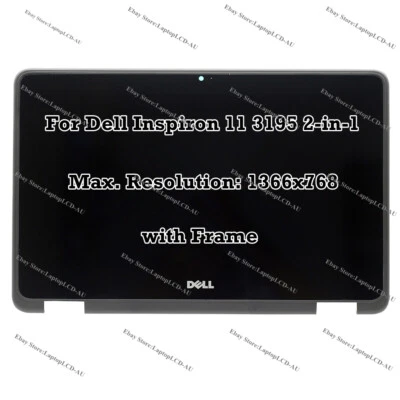 For Dell Inspiron 3195 11.6 HD LCD Display Touch Screen Digitizer Assembly Frame - Image 1 of 4