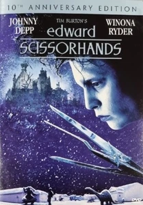 Edward Scissorhands DVD -10th Anniversary (Region 1, 2000)with Booklet-Free post - Picture 1 of 3
