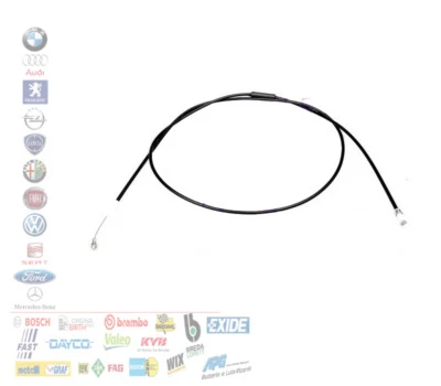 CAVO COMANDO APERTURA COFANO MOTORE FIAT PUNTO 1.2 1.9 12.1073 - Immagine 1 di 4