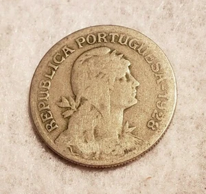 Portugal 1 Escudo Münze 1928 - Bild 1 von 2