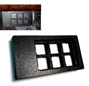 LAND ROVER RANGE ROVER 1986-1991 TO HA610293 FACIA SWITCH PANEL MOULDING BLACK - Picture 1 of 17