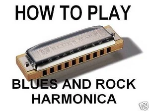 How To Play Blues & Rock Harmonica DVD Play REAL Harp! Learn In A SINGLE DAY! - Picture 1 of 3