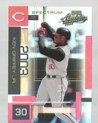 Ken Griffey Jr. 2003 Absolute Spectrum SP #82 Cincinnati Reds 078/100 Foto 1 de 2