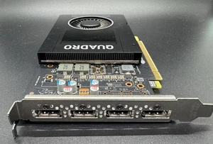 Dell Nvidia Quadro P2200 5GB GDDR5X PCIe 4xDisplay Port Video Card 02G8WC - Picture 1 of 5