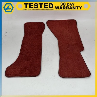 84-88 Chevy Corvette C4 JUEGO ALFOMBRA ROJA ALFOMBRILLA OEM Foto 1 de 4