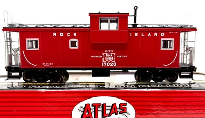 HO ATLAS 20000570 EXTENDED VISIN EV CABOOSE ROCK ISLAND # 17020 - Image 1 of 2