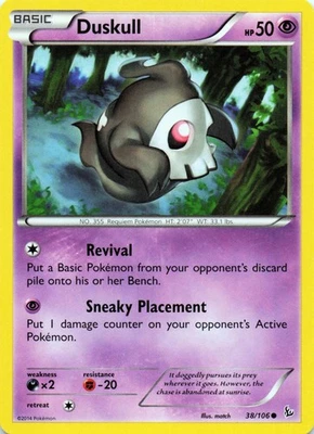 Duskull 38/106 XY - Flashfire Common - LP - Image 1 of 2