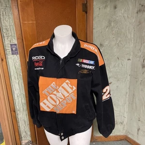 Vintage Chase Authentics Tony Stewart Home Depot Jacket Coat Mens Sz XL - Picture 1 of 8