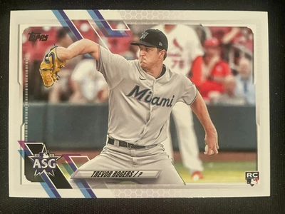 Trevor ROGERS 2021 Topps Update Series Rookie #ASG-11 Miami Marlins - Image 1 of 2