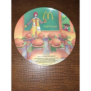 VINTAGE! 1989 McDonald's Plate-Hamburger University - Picture 1 of 2