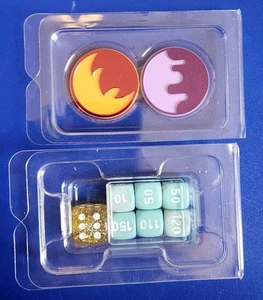 Wogende Funken Etb Würfel und Münzen 2024 Pokémon TCG - Bild 1 von 2