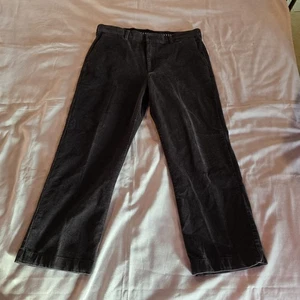 Pantalones de pana Roundtree & Yorke para hombre 38x27 Core Comfort negros elásticos... - Imagen 1 de 17