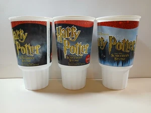 Juego de 3 Harry Potter y la Piedra Filosofal Cine Promo Cup 2001 Coca-Cola - Imagen 1 de 11
