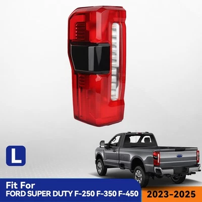 Halogen Tail Light w/ Blind Spot For 2023 Ford F-250 Super Duty Left Driver Side Foto 1 de 3