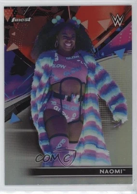 2021 Topps Finest WWE Refractor Naomi #25 - Image 1 of 2