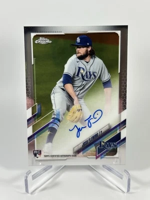 2021 Topps Chrome Josh Fleming #RA-JF RC Rookie Auto - Image 1 of 2