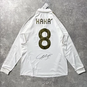 Kaka #8 Real Madrid 11/12 Home L/S Jersey L adidas Signed No COA New F/S From JP - Picture 1 of 24