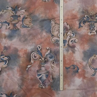 Bedruckte rustikale 100 % Baumwolle Stoff Vase Vorhang Quilten Camper Vans Jalousien 54" - Bild 1 von 4