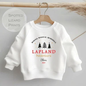 Personalisiertes Lappland Sweatshirt 2025, Kinder Lappland Adventure Pullover - Bild 1 von 6