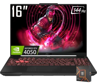 ASUS TUF A16 16" FHD+ Gaming Laptop Ryzen 7 7445HS 64GB DDR5 2TB SSD RTX 4050 - Image 1 of 4