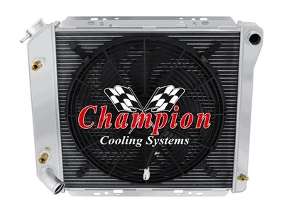 KR Champion 3 Row Radiator W/ 16" Fan for 1983 1984 Ford Ranger V6 Engine #CC916 - Imagem 1 de 4