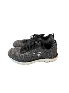 Zapatillas deportivas Skechers Flex Appeal 2.0 12753 para mujer EE. UU. 5.5 negras blancas - Imagen 1 de 7