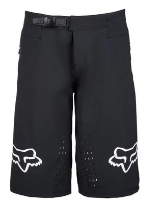 Pantalones cortos de ciclismo Fox Racing Defend MTB Trail Downhill negros para hombre talla 34 Foto 1 de 4