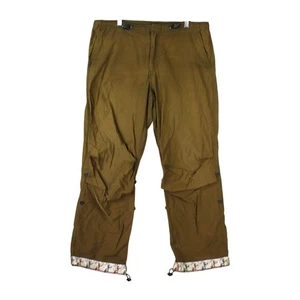 Vintage Abercrombie Fitch Military Utility Pants Womens Sz M Brown Y2K Taiwan - Picture 1 of 19