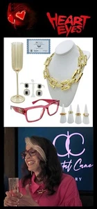 HERZAUGEN: Michaela Watkins Bildschirm gebrauchte Brille/Schmuckset/Glass Studio COA - Bild 1 von 17