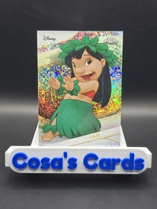 LILO 2025 TOPPS CHROME DISNEY #199 MINI DIAMONDS REFRACTOR LILO & STITCH - Picture 1 of 2