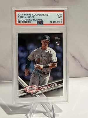 2017 Topps Judge #287 Rookie Exclusives Running Variation (RC) PSA 7 - Image 1 of 2