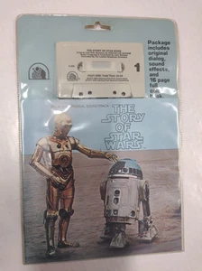 1977 SEALED VINTAGE STORY OF STAR WARS CASSETTE BOOK Soundtrack vtg 20th Century - Imagen 1 de 4