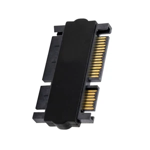 SATA 22Pin 7+15 Male To 22Pin 7+15 Male Extension Convertor Straight Adapter C - Picture 1 of 13
