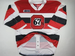 Ottawa 67's Authentic OHL CHL Game Jersey Hockey Size 56 CCM Pro Stock Sample - Picture 1 of 6