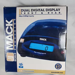 NEU MACK Präzisions-Digitalwaage Dual-Digital-Display vorne & hinten blau - Bild 1 von 5