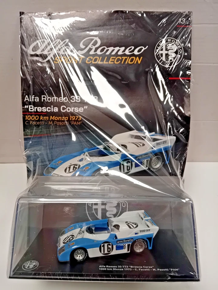 ALFA ROMEO 33 TT3 BRESCIA CORSE 13' USCITA ALFA ROMEO SPORT COLLECTION 1:43 - Immagine 1 di 1