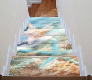 3D Starfish I075 Elevadores Escaleras Decoración Foto Mural Vinilo Calcomanía Papel pintado Erin - Imagen 1 de 6