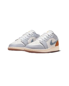 Nike Air Jordan 1 Low SE GS AJ1 Sashiko Kids Youth Casual Shoes FZ5046-041 - Picture 1 of 6