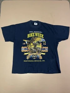 VINTAGE 1999 58TH ANNUAL BIKE WEEK DAYTONA BEACH FLORIDA SHIRT SIZE XL X-LARGE! - Bild 1 von 19