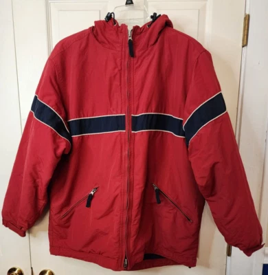 Sonoma 夹克男式中号红色拉链口袋绝缘衬里 — 第 1/4 张图片