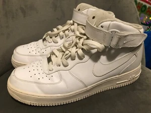 2012 Nike Air Force 1 High White 315123 - 111 - Men’s Size 11 - Picture 1 of 5
