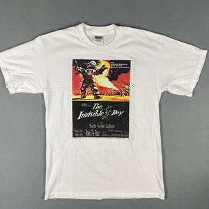 Vintage The Invisible Boy Filmposter T-Shirt Herren Medium Robby the Robot SciFi - Bild 1 von 10