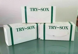 Disposable Ankle Socks Stockings Brand New 1 X Box 100 Hygienic 'One size' Nylon - Picture 1 of 3
