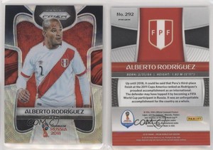 2018 Panini Prizm World Cup Black and Gold Wave Alberto Rodriguez Rodríguez #292