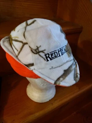 Red Head Hat Orange/White Hunting. - Image 1 of 4