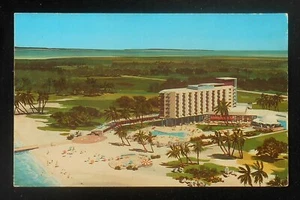 1960s Birdseye Artist Sketch The New Aruba Caribbean Hotel-Casino Aruba Postcard - Picture 1 of 1