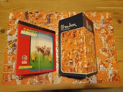 RARE HEYE BLACHON PUZZLE TENNIS MATCH 750 / SPORT HORSE POWER 500 - Immagine 1 di 4