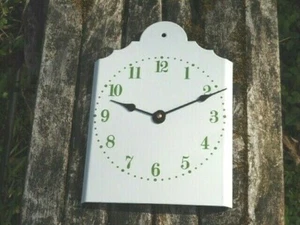 HORLOGE PENDULE EMAILLEE Blanche CV NEUVE EMAIL VERITABLE FABR. FRANCE AFFAIRE - Picture 1 of 1